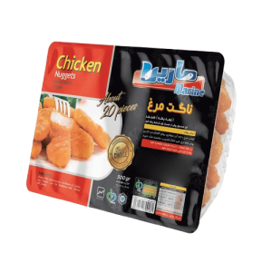 ناگت مرغ 500 گرمی مارین